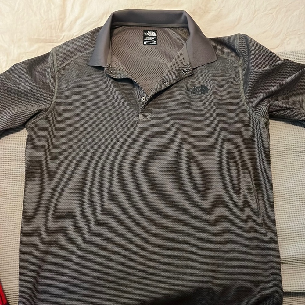Gray/Beige Northface Men’s Polo